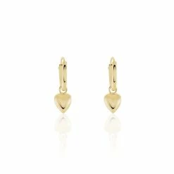 Histoire D'Or Créoles Varghese Plaque Or Jaune