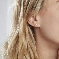 Histoire D'Or Boucles D'oreilles Puces Abelinia Plaqué Or Jaune Oxyde De Zirconium 9 Histoire D'Or Boucles D'oreilles Puces Abelinia Plaqué Or Jaune Oxyde De Zirconium -Boucles d'Oreilles Soldes FQOFJZW148 model0