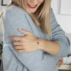 Histoire D'Or Bracelet Sumeyra Argent Blanc Céramique -Boucles d'Oreilles Soldes MABFBXN174 model0