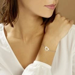 Histoire D'Or Bracelet Vivianne Argent Blanc Oxyde De Zirconium Et Céramique 8 Histoire D'Or Bracelet Vivianne Argent Blanc Oxyde De Zirconium Et Céramique -Boucles d'Oreilles Soldes MABFBXW125 model0