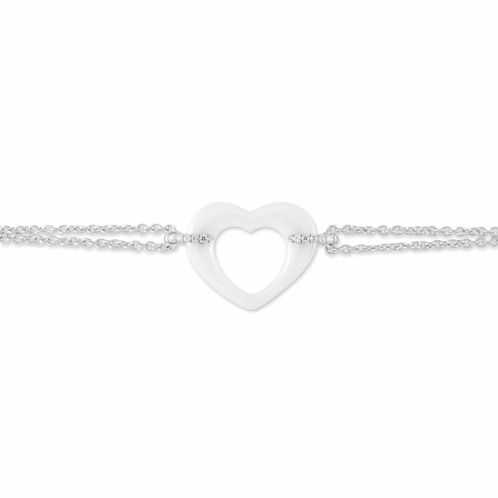 Histoire D'Or Bracelet Vivianne Argent Blanc Oxyde De Zirconium Et Céramique 4 Histoire D'Or Bracelet Vivianne Argent Blanc Oxyde De Zirconium Et Céramique – Image 2