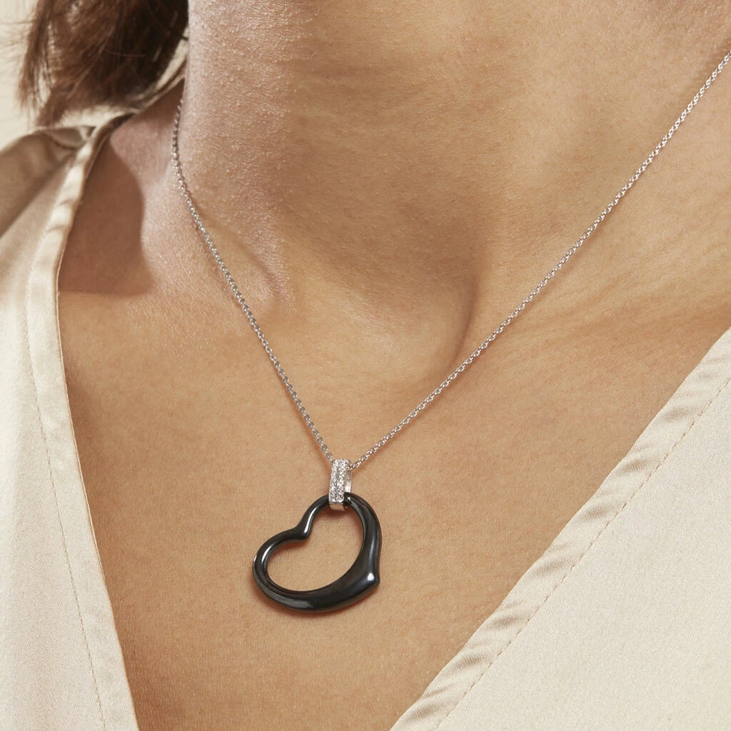 Histoire D'Or Collier Pam Argent Blanc Céramique Et Oxyde De Zirconium 6 Histoire D'Or Collier Pam Argent Blanc Céramique Et Oxyde De Zirconium – Image 4