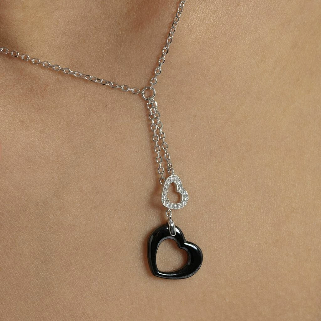 Histoire D'Or Collier Anissa Argent Blanc Céramique Et Oxyde De Zirconium 5 Histoire D'Or Collier Anissa Argent Blanc Céramique Et Oxyde De Zirconium – Image 3